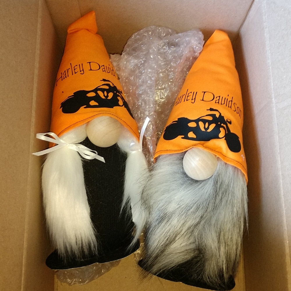 Harley Davidson couple memorabilia